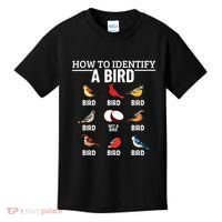 How To Identify A Bird Funny Bird Watching Kids T-Shirt thumb 0