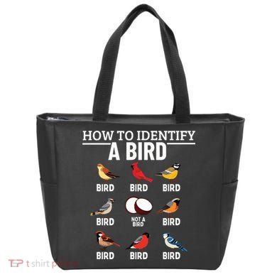 How To Identify A Bird Funny Bird Watching Tote Bag