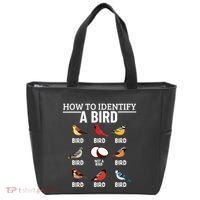 How To Identify A Bird Funny Bird Watching Tote Bag thumb 0