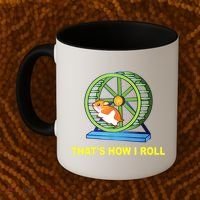 Hamster This Is How I Roll Hamster Wheel Shirt Gift TShirt Coffee Mug thumb 2