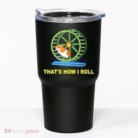 Hamster This Is How I Roll Hamster Wheel Shirt Gift TShirt Tumbler thumb 0