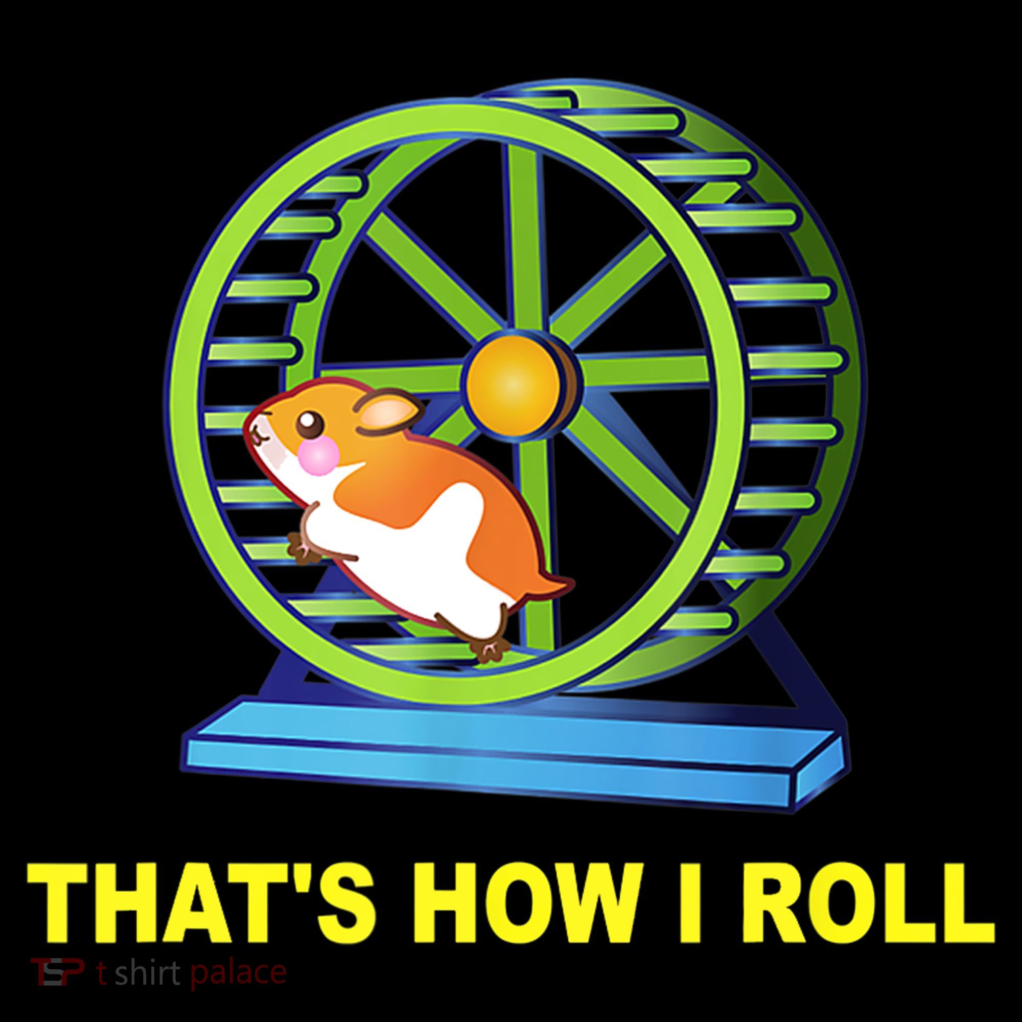 Hamster This Is How I Roll Hamster Wheel Shirt Gift TShirt Baby Bodysuit
