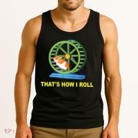 Hamster This Is How I Roll Hamster Wheel Shirt Gift TShirt Tank Top thumb 3