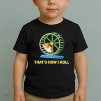 Hamster This Is How I Roll Hamster Wheel Shirt Gift TShirt Toddler T-Shirt thumb 2