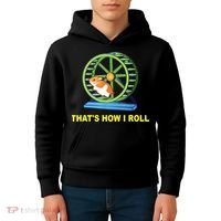 Hamster This Is How I Roll Hamster Wheel Shirt Gift TShirt Kids Hoodie thumb 4