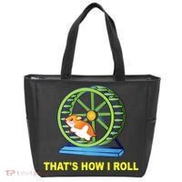 Hamster This Is How I Roll Hamster Wheel Shirt Gift TShirt Tote Bag thumb 0