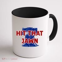 Hit That Jawn Philadelphia Baseball Coffee Mug thumb 1
