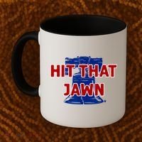 Hit That Jawn Philadelphia Baseball Coffee Mug thumb 2
