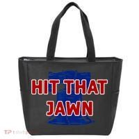 Hit That Jawn Philadelphia Baseball Tote Bag thumb 0