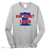Hit That Jawn Philadelphia Baseball Long Sleeve Shirt thumb 0