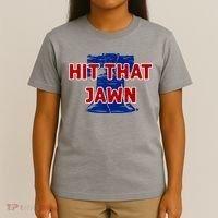 Hit That Jawn Philadelphia Baseball T-Shirt thumb 4