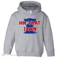 Hit That Jawn Philadelphia Baseball Toddler Hoodie thumb 0