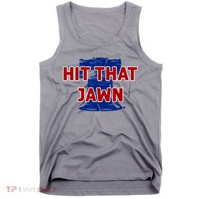 Hit That Jawn Philadelphia Baseball Tank Top