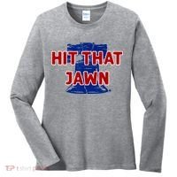 Hit That Jawn Philadelphia Baseball Women's Long Sleeve Shirt thumb 0