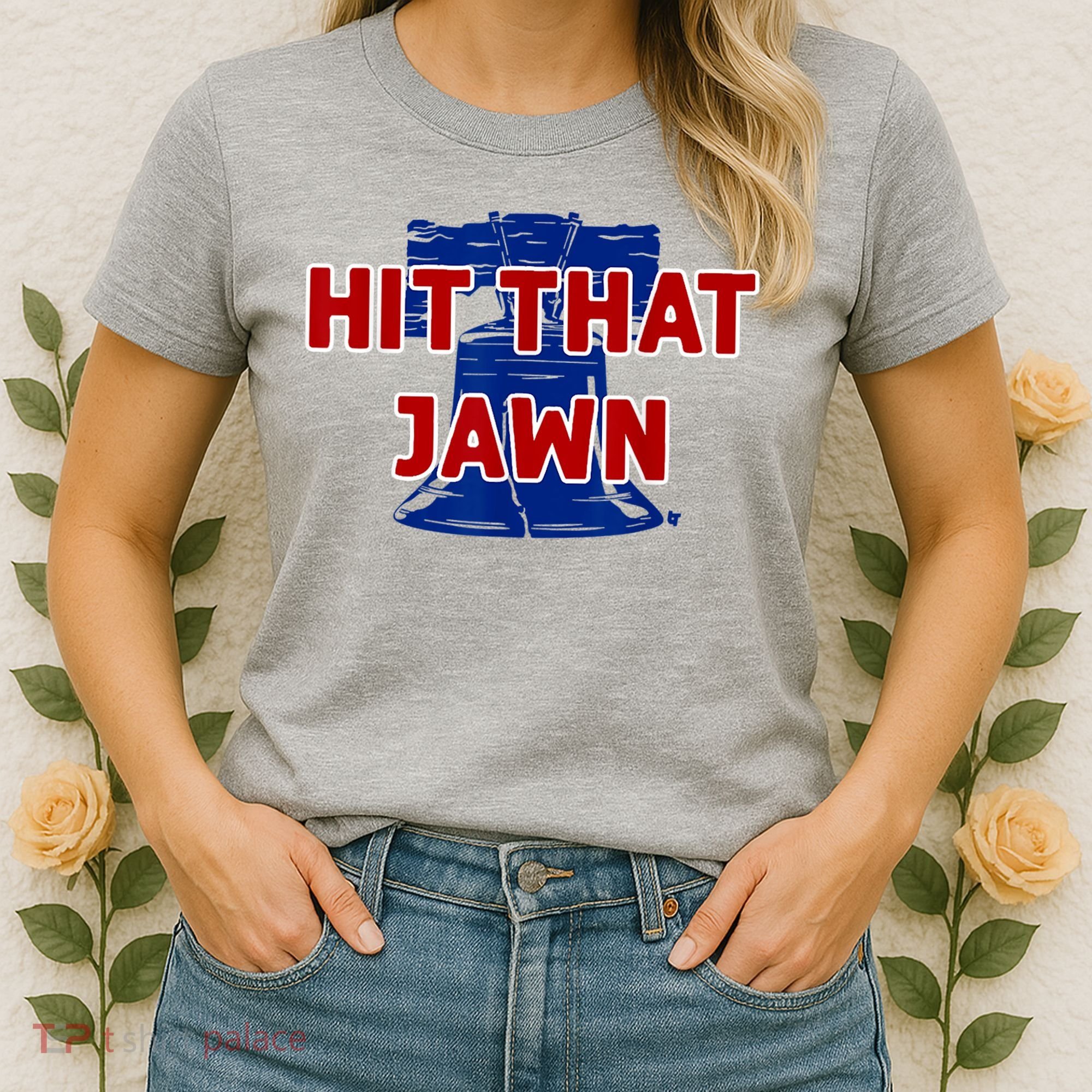 Hit That Jawn Philadelphia Baseball Women's T-Shirt