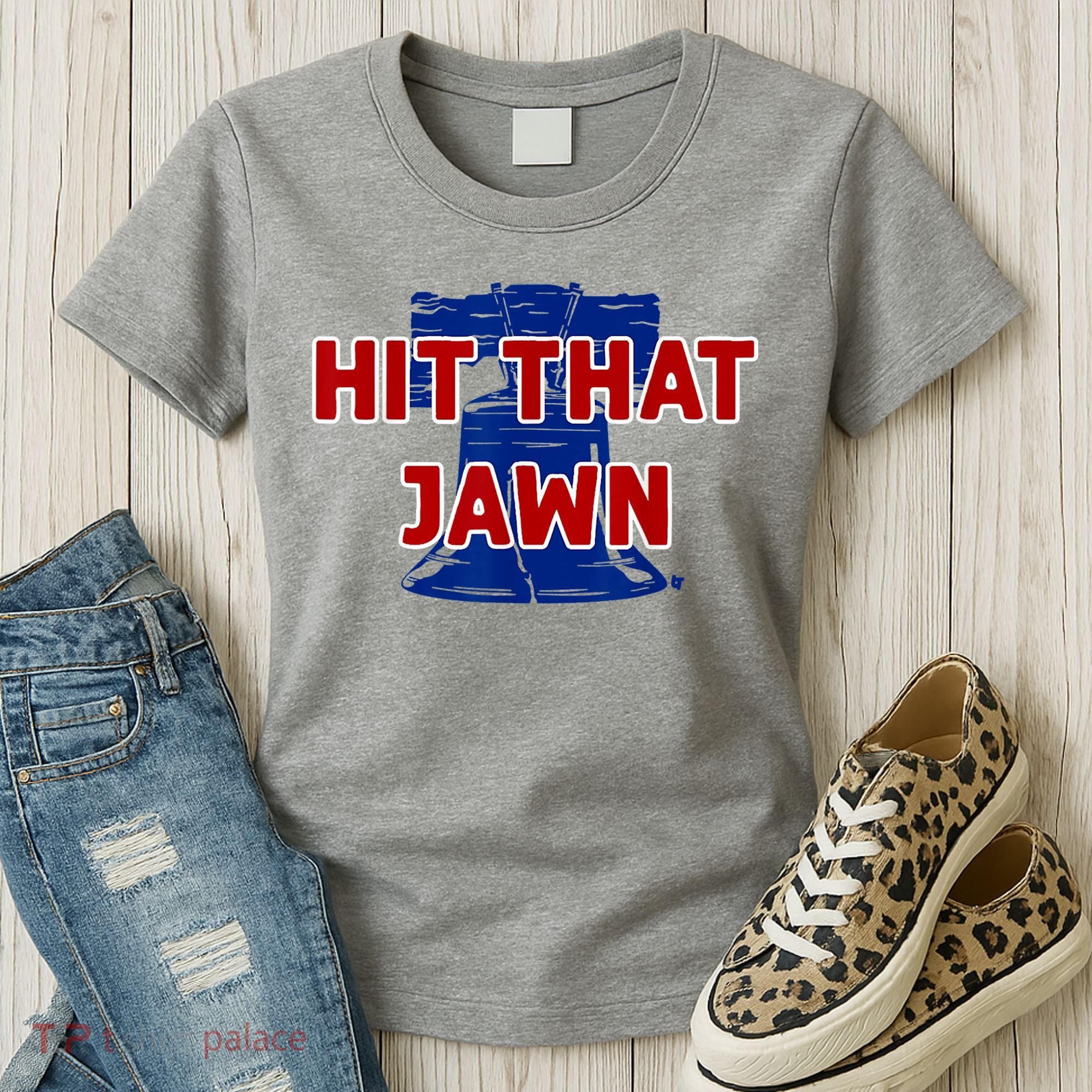 Hit That Jawn Philadelphia Baseball Women's T-Shirt