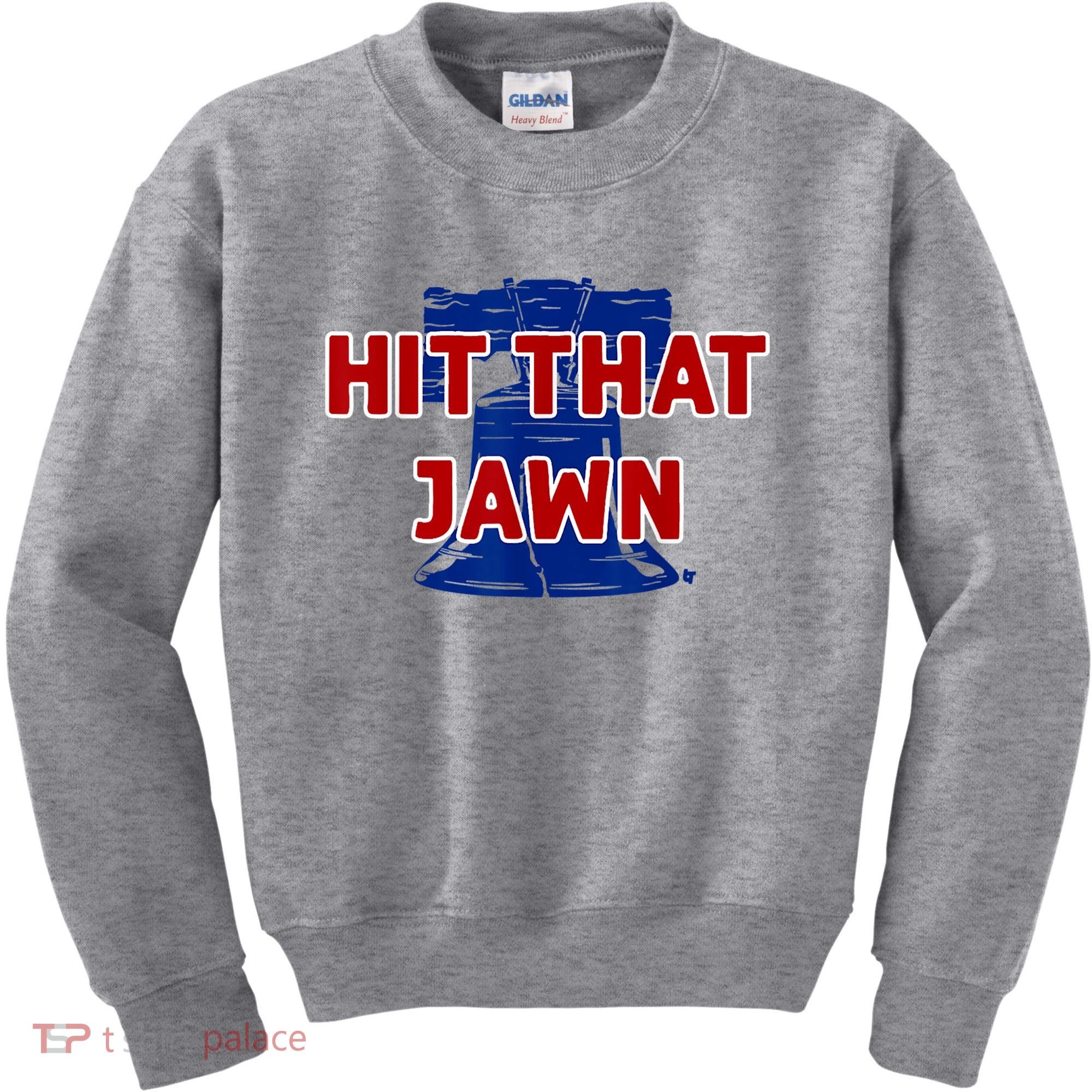 Hit That Jawn Philadelphia Baseball Kids Sweatshirt