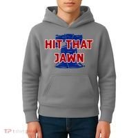 Hit That Jawn Philadelphia Baseball Kids Hoodie thumb 4