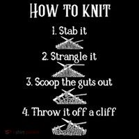 How To Knit 1 Stab It 2 Strangle It 3 Scoop The Guts Out  Backpack thumb 2