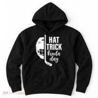 Hat Trick Kinda Day Ice Hockey Player Hoodie thumb 0