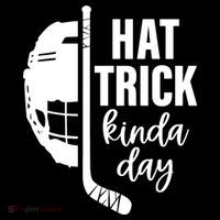 Hat Trick Kinda Day Ice Hockey Player Bucket Hat thumb 4