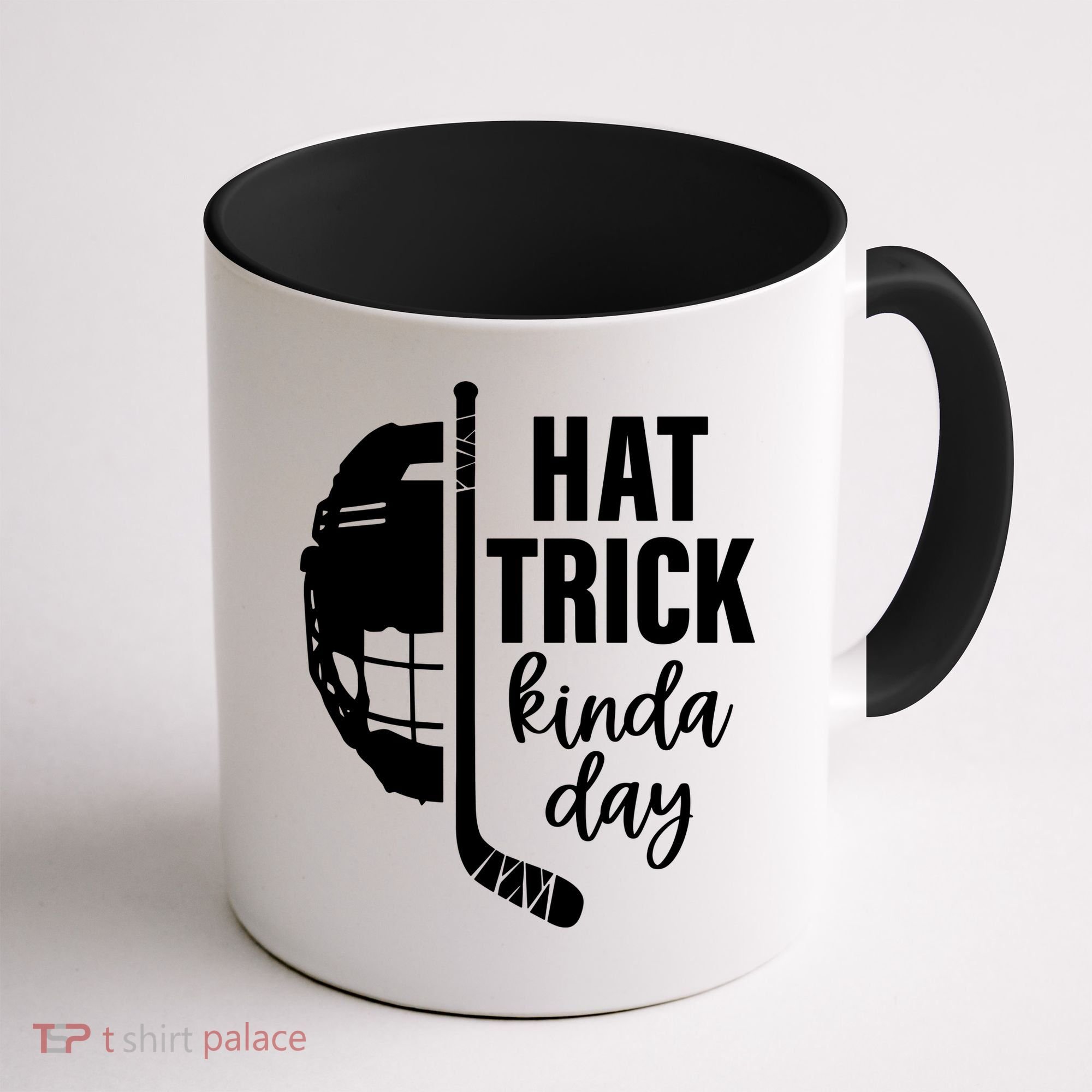 Hat Trick Kinda Day Ice Hockey Player Coffee Mug