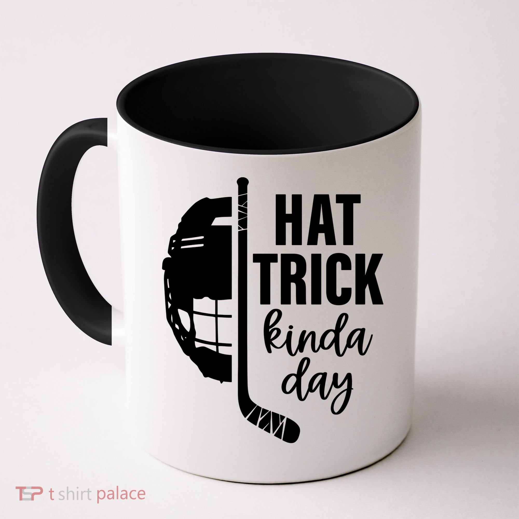Hat Trick Kinda Day Ice Hockey Player Coffee Mug