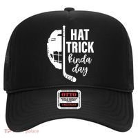 Hat Trick Kinda Day Ice Hockey Player Hat thumb 0