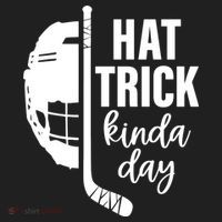 Hat Trick Kinda Day Ice Hockey Player Hat thumb 2