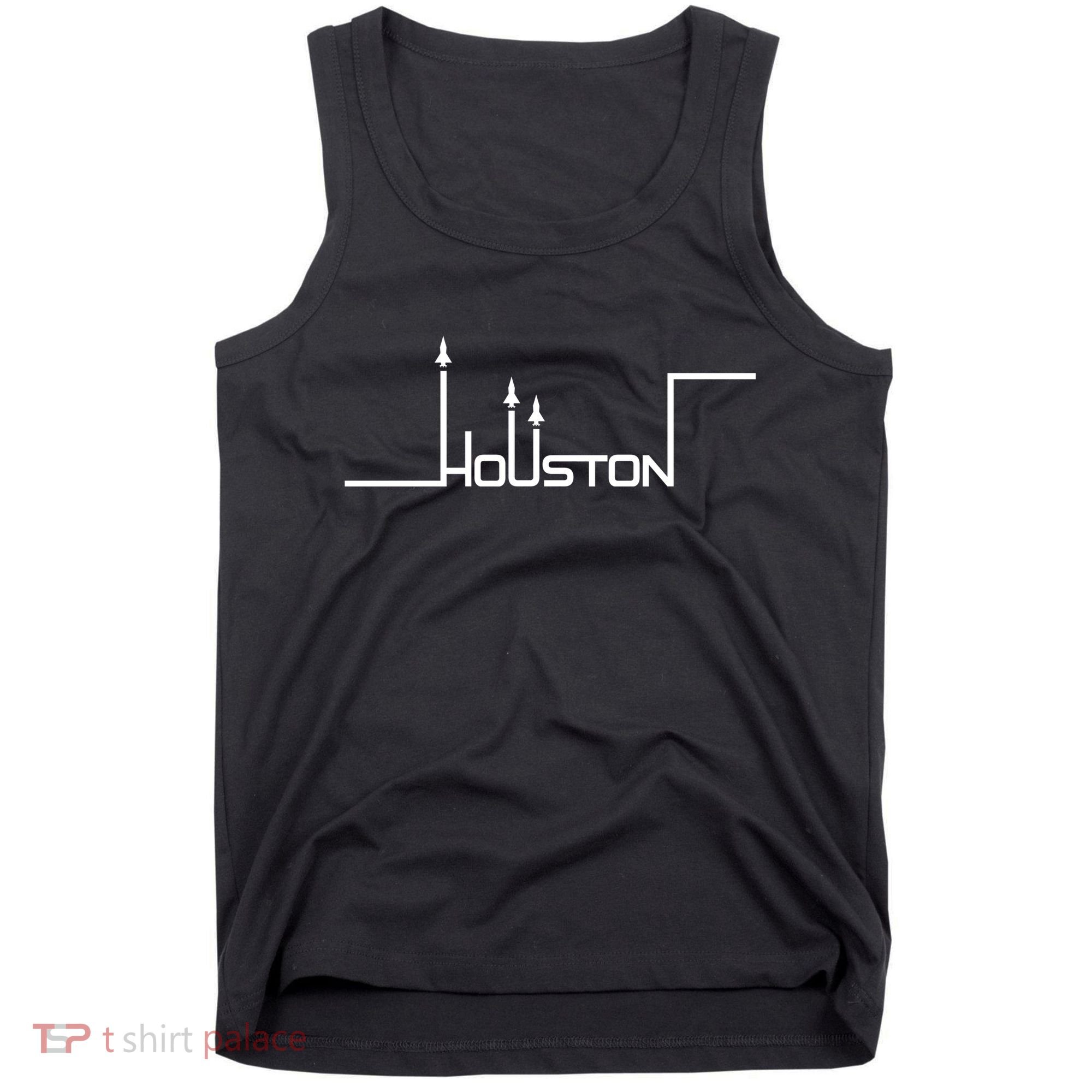 Houston Texas Lift Off Logo Tank Top