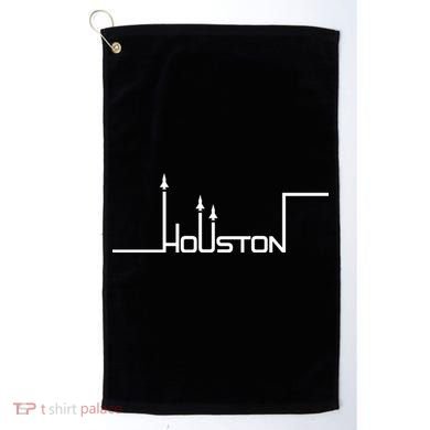 Houston Texas Lift Off Logo Golf Towel