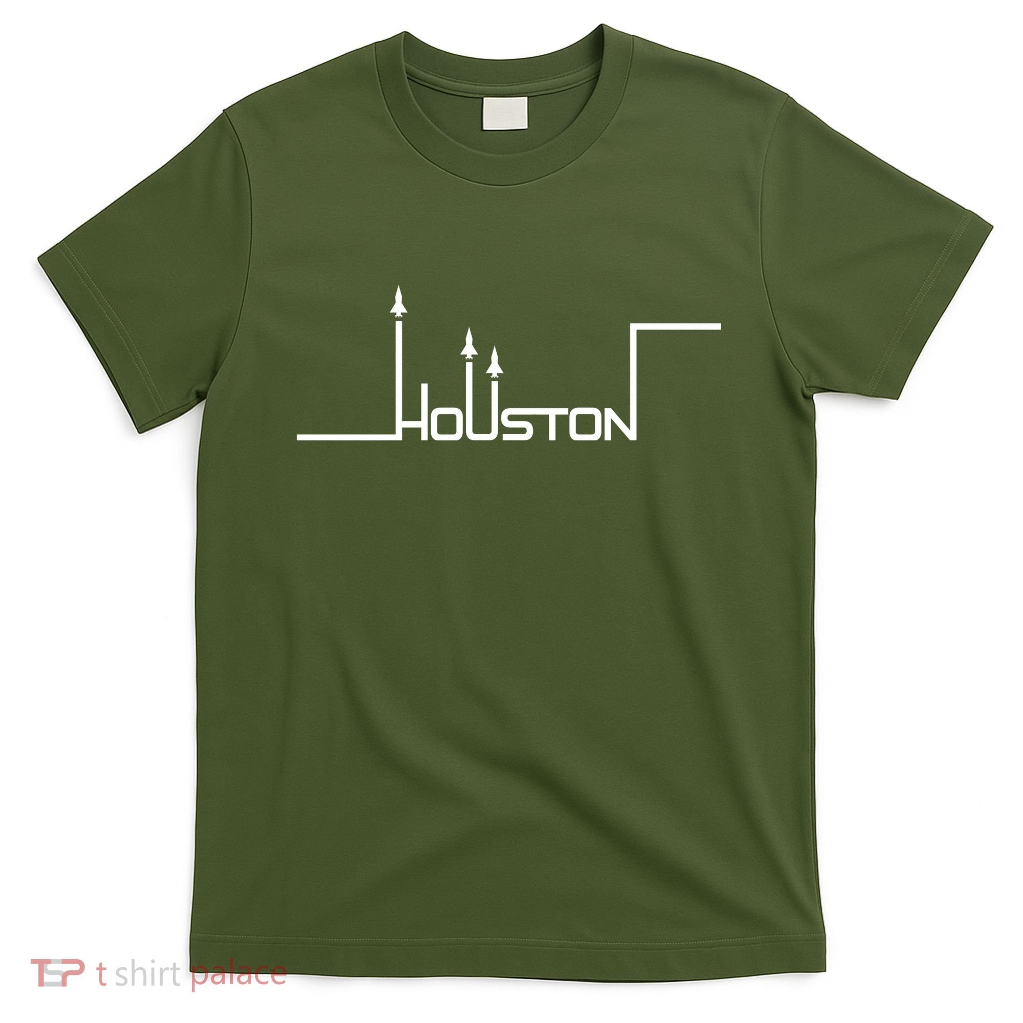 Houston Texas Lift Off Logo T-Shirt