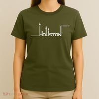 Houston Texas Lift Off Logo T-Shirt thumb 4