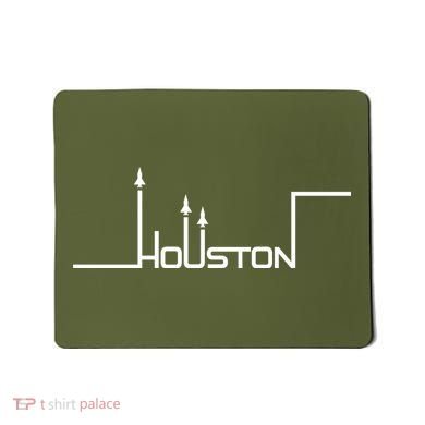 Houston Texas Lift Off Logo Mousepad
