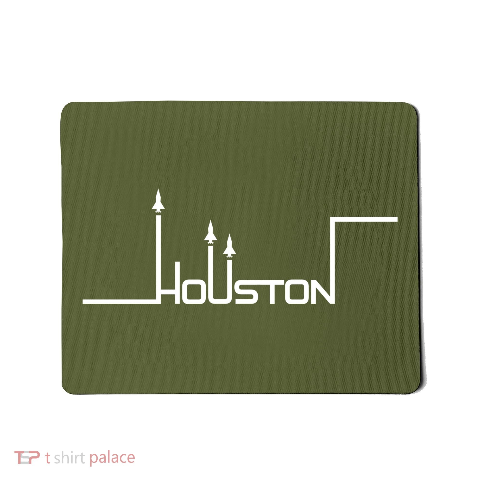 Houston Texas Lift Off Logo Mousepad