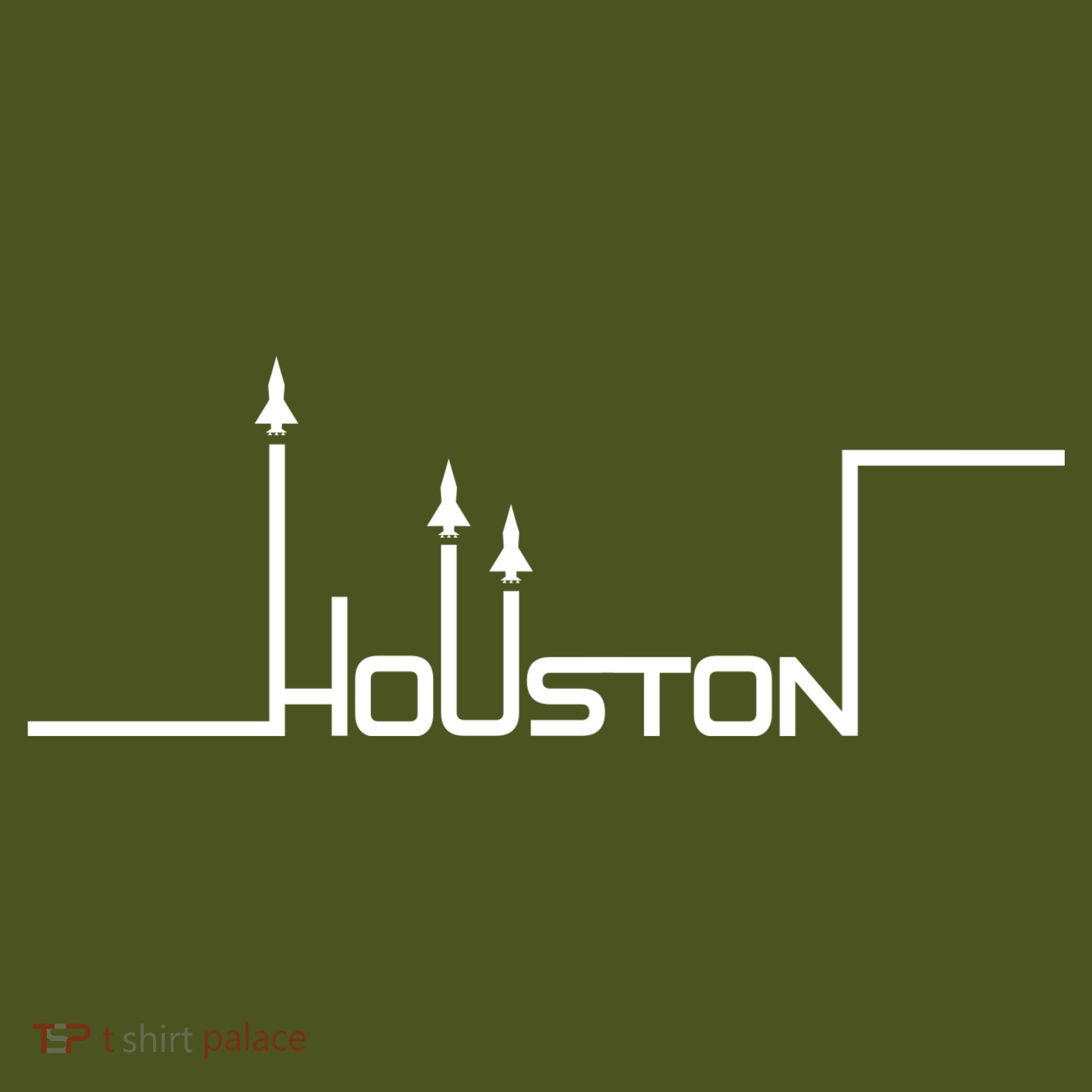 Houston Texas Lift Off Logo Mousepad
