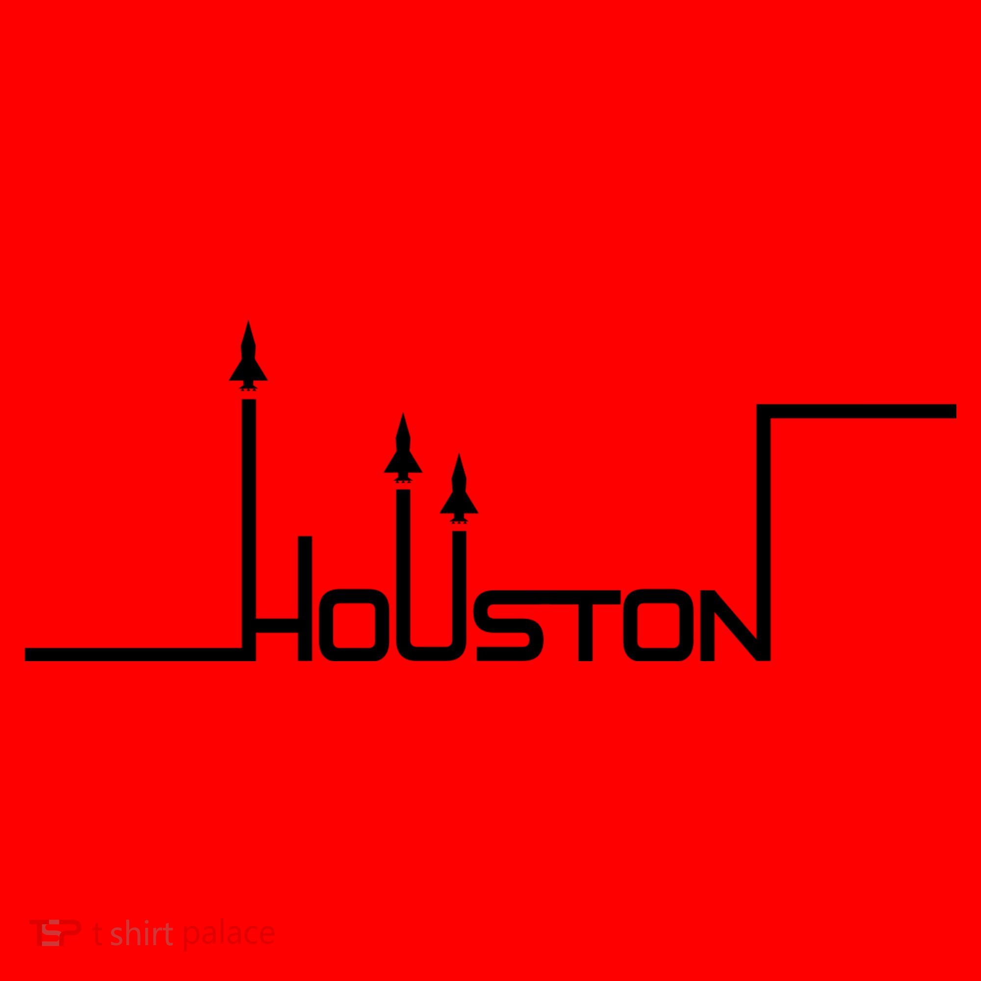 Houston Texas Lift Off Logo Santa Hat
