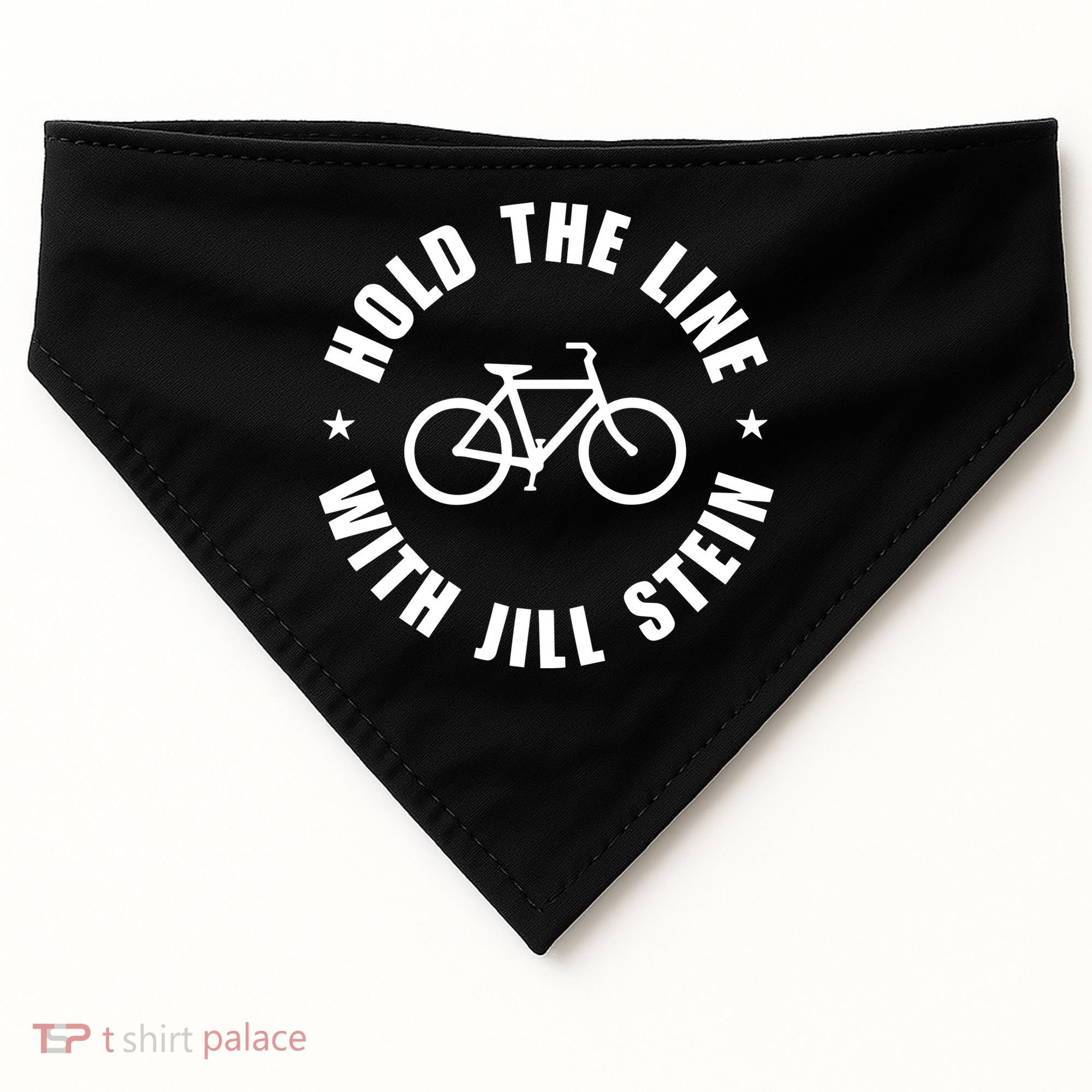 Hold The Line With Jill Stein USA-Made Doggie Bandana