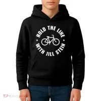 Hold The Line With Jill Stein Kids Hoodie thumb 4