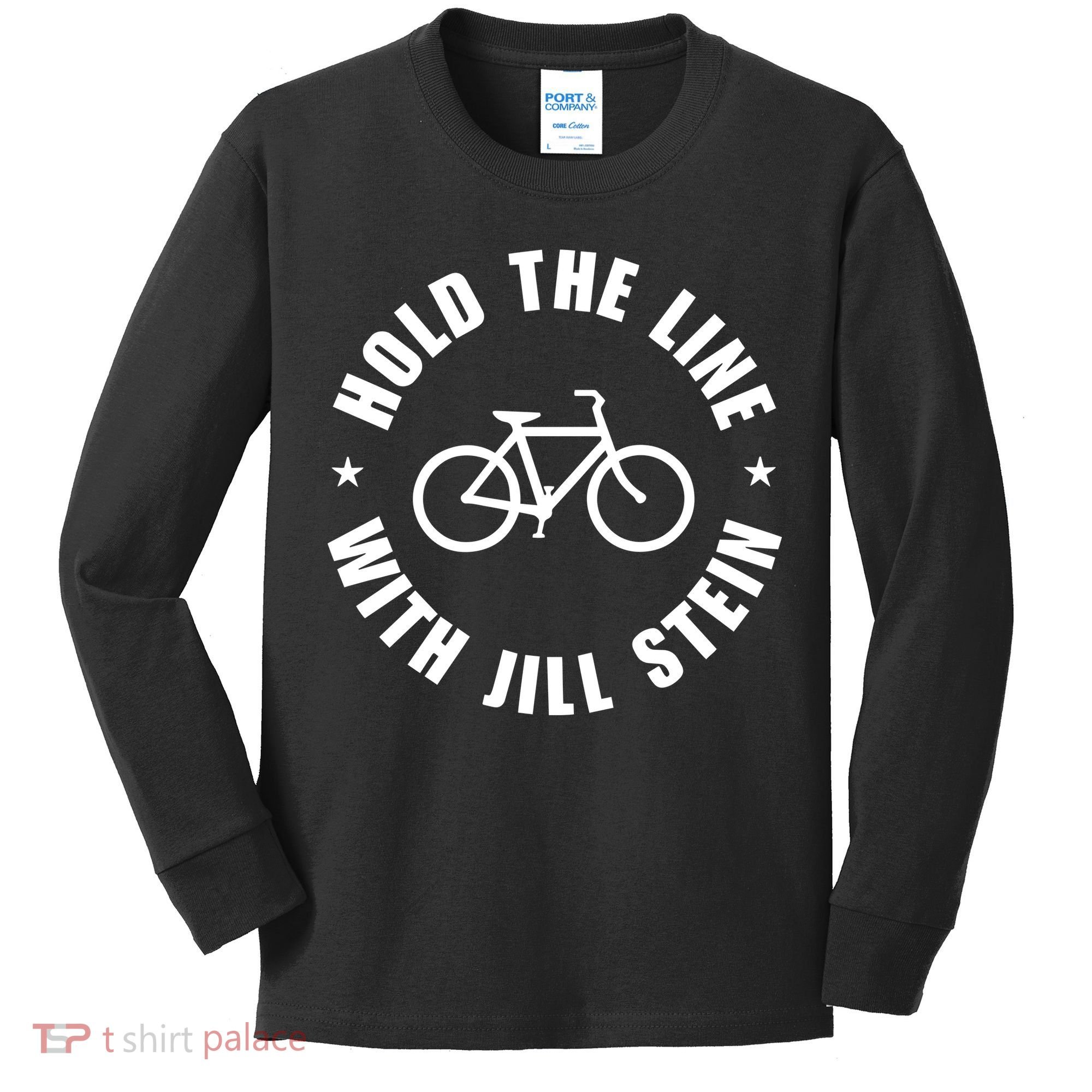 Hold The Line With Jill Stein Kids Long Sleeve Shirt