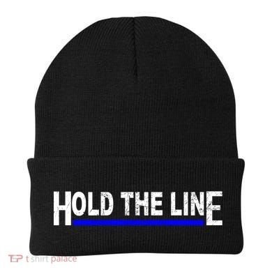Hold The Line Quote Beanie