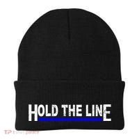 Hold The Line Quote Beanie thumb 0