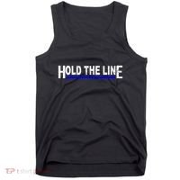 Hold The Line Quote Tank Top thumb 0