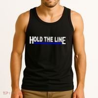 Hold The Line Quote Tank Top thumb 3