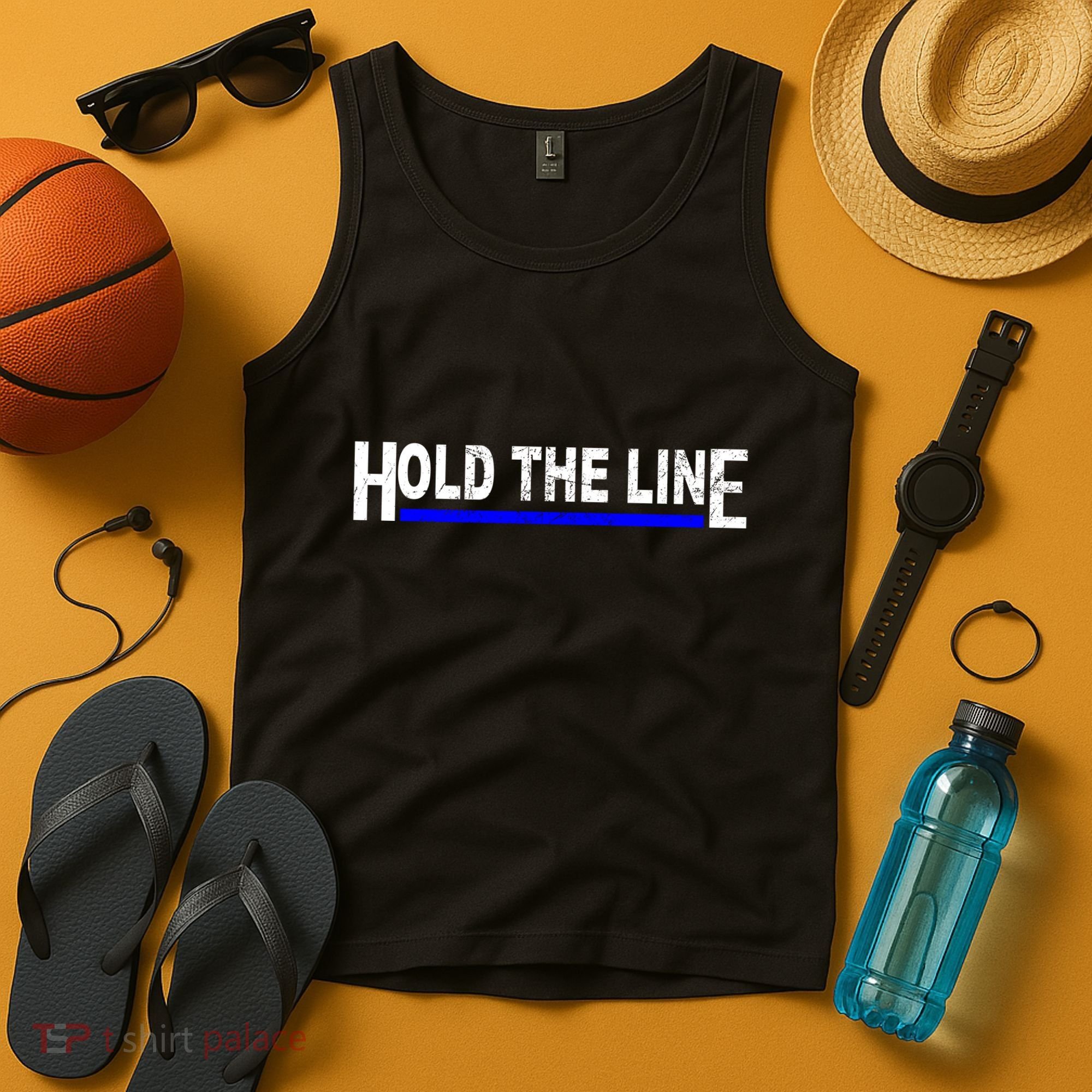 Hold The Line Quote Tank Top