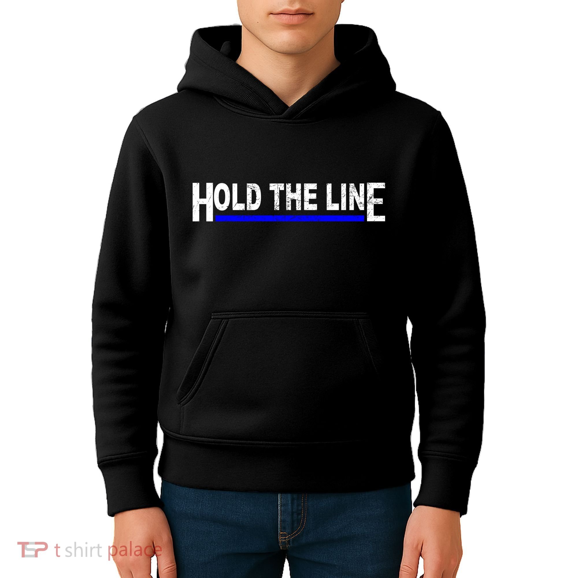 Hold The Line Quote Kids Hoodie
