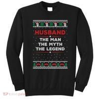 Husband The Man Myth The Legend Ugly Christmas Sweater Sweatshirt thumb 0