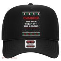 Husband The Man Myth The Legend Ugly Christmas Sweater Hat thumb 0