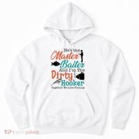 HeS The Master Baiter And IM The Dirty Fishing Hoodie thumb 0