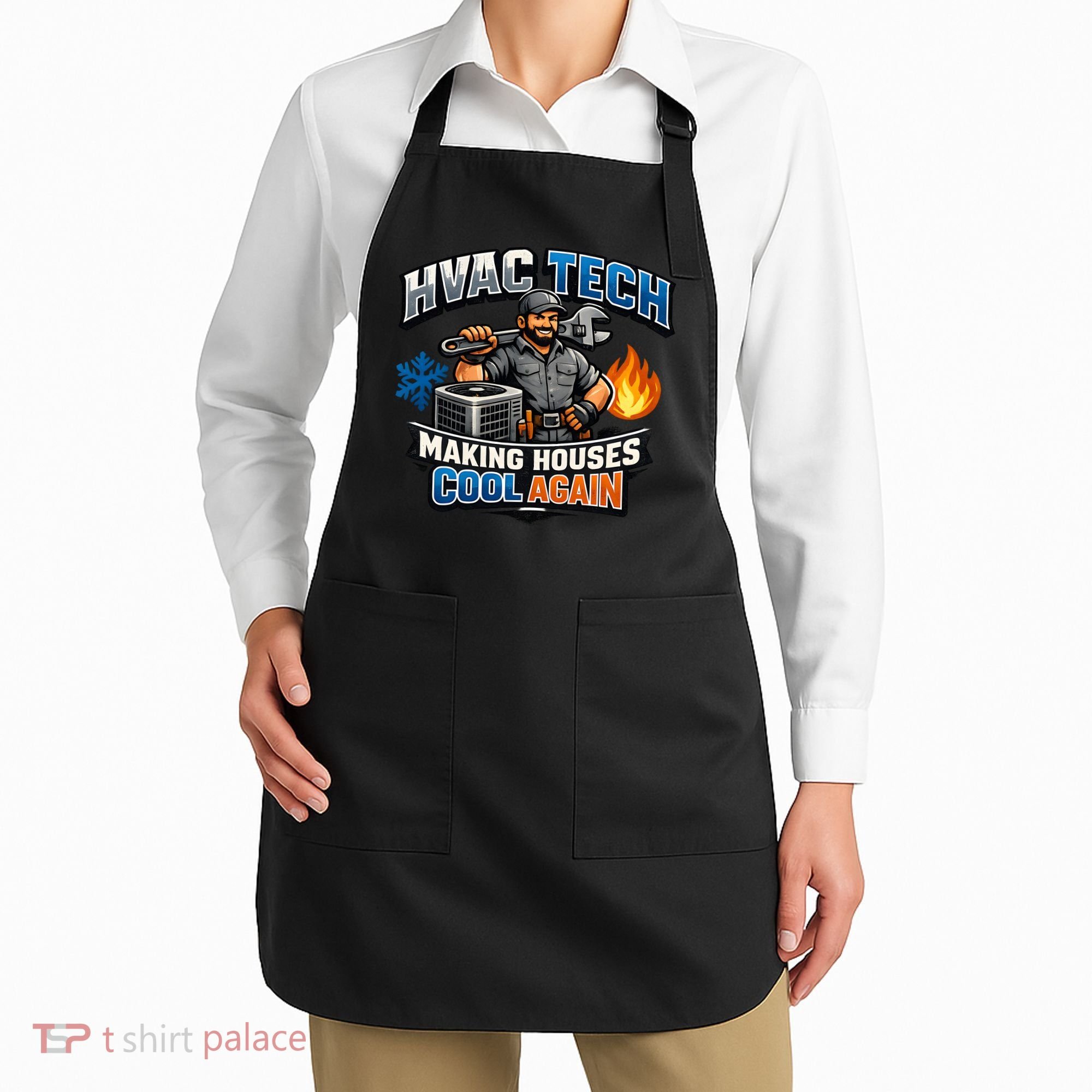 HVAC Tech Making Houses Cool Again  Apron